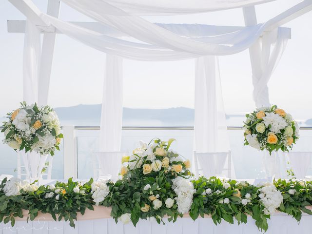 Russell and Katarina&apos;s Wedding in Santorini, Greece 139