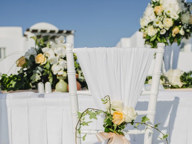 Russell and Katarina&apos;s Wedding in Santorini, Greece 142
