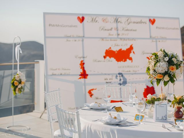 Russell and Katarina&apos;s Wedding in Santorini, Greece 156