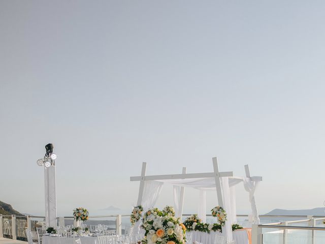 Russell and Katarina&apos;s Wedding in Santorini, Greece 160
