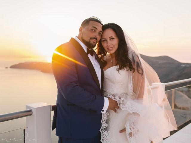 Russell and Katarina&apos;s Wedding in Santorini, Greece 168