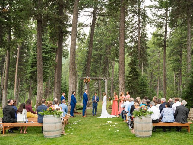 Andrew and Candace&apos;s Wedding in Whitefish, Montana 1