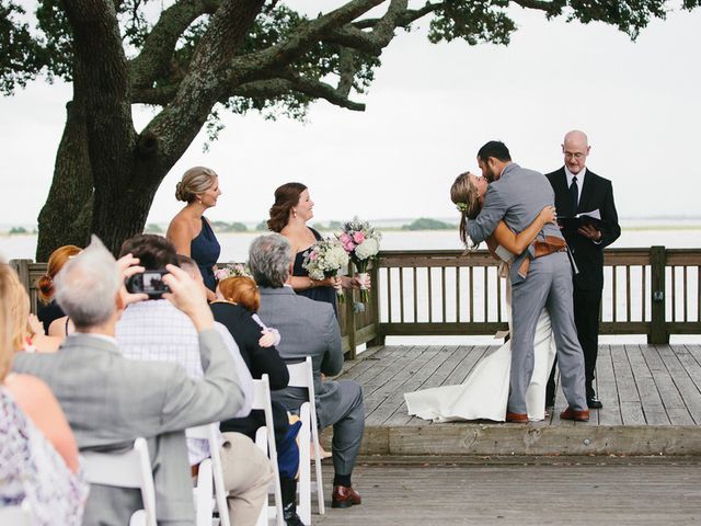 Pam and Theo&apos;s Wedding in Southport, North Carolina 11