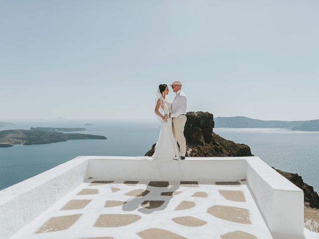 Joel and Kali&apos;s Wedding in Santorini, Greece 54