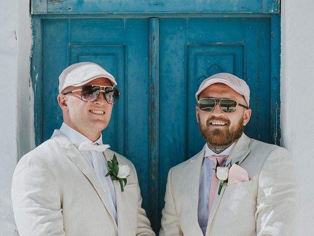 Joel and Kali&apos;s Wedding in Santorini, Greece 57