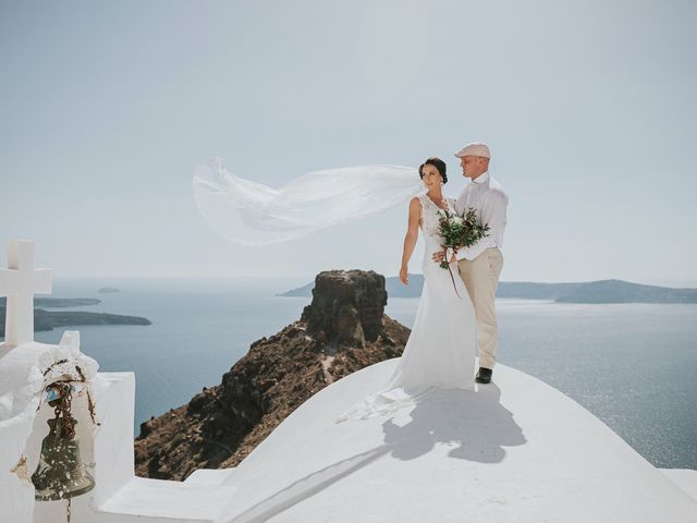 Joel and Kali&apos;s Wedding in Santorini, Greece 63