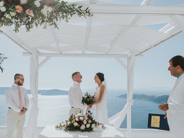 Joel and Kali&apos;s Wedding in Santorini, Greece 83