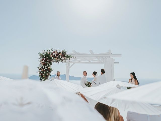 Joel and Kali&apos;s Wedding in Santorini, Greece 84