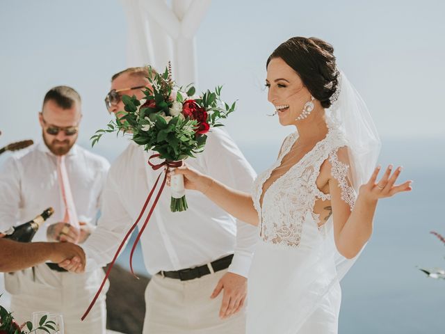 Joel and Kali&apos;s Wedding in Santorini, Greece 101