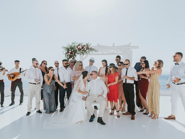 Joel and Kali&apos;s Wedding in Santorini, Greece 107
