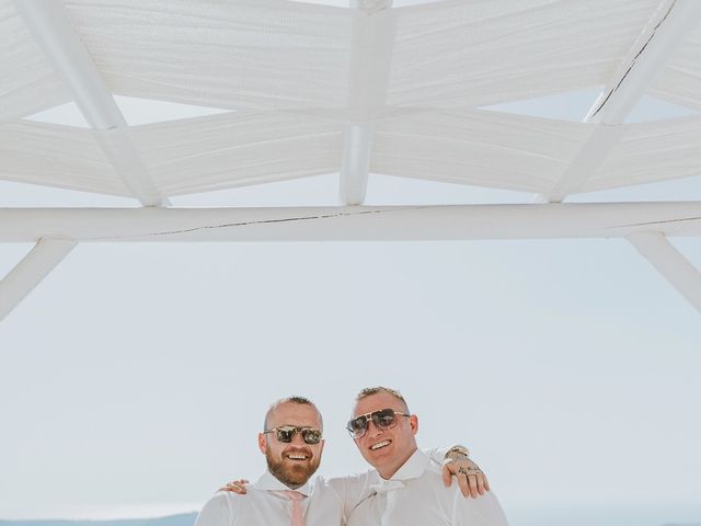 Joel and Kali&apos;s Wedding in Santorini, Greece 110