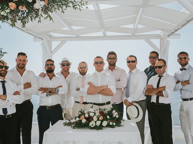 Joel and Kali&apos;s Wedding in Santorini, Greece 117