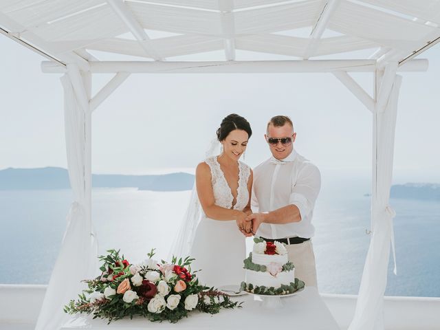 Joel and Kali&apos;s Wedding in Santorini, Greece 121