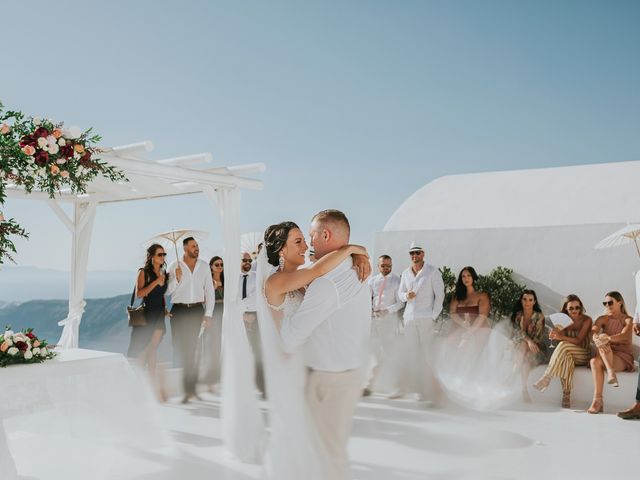Joel and Kali&apos;s Wedding in Santorini, Greece 130