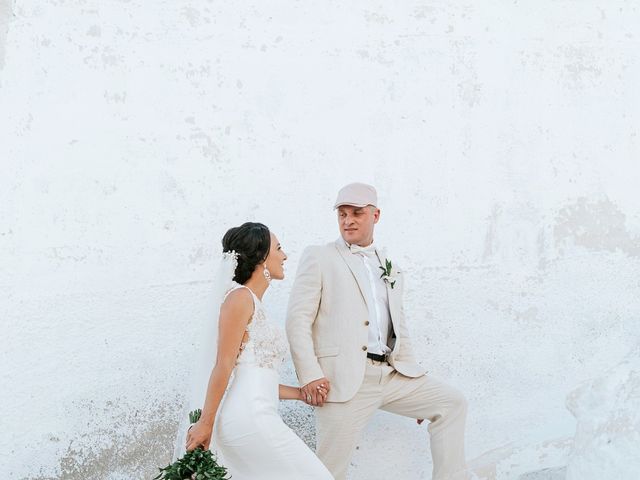 Joel and Kali&apos;s Wedding in Santorini, Greece 163
