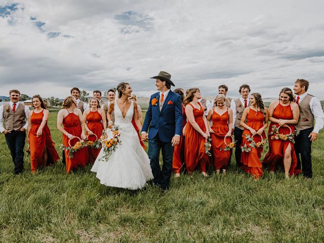 Jason and Brittney&apos;s Wedding in Dillon, Montana 14