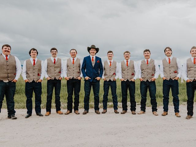 Jason and Brittney&apos;s Wedding in Dillon, Montana 23