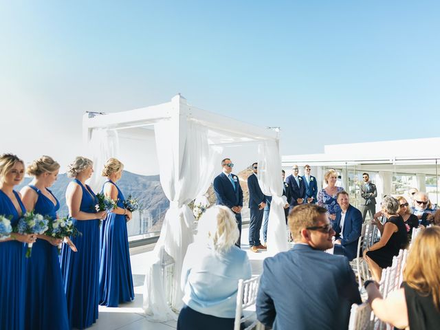 Rayan and Margot&apos;s Wedding in Santorini, Greece 40