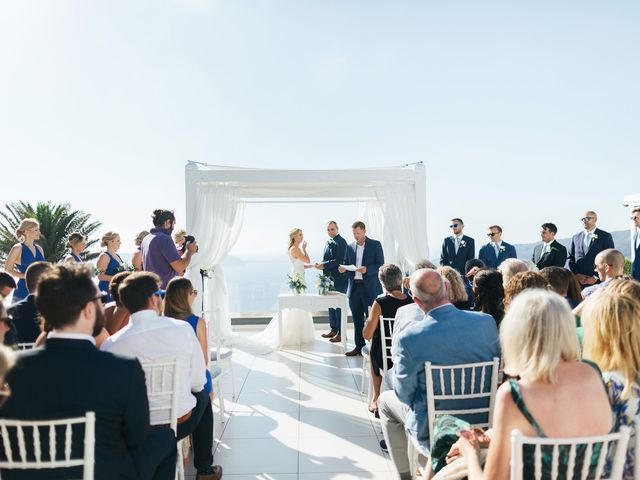Rayan and Margot&apos;s Wedding in Santorini, Greece 46