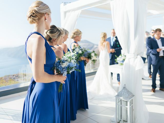 Rayan and Margot&apos;s Wedding in Santorini, Greece 47