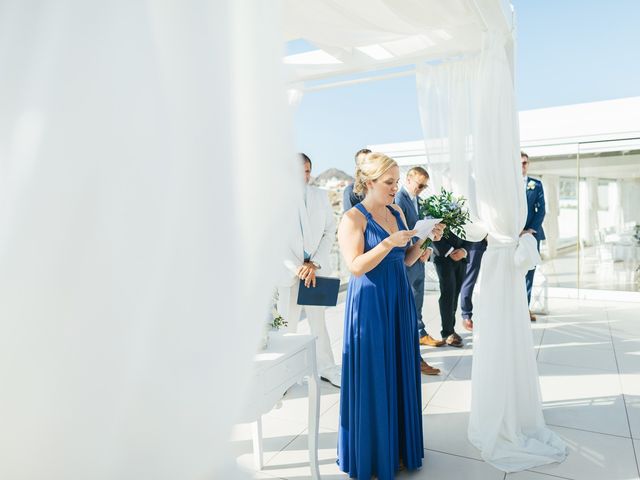 Rayan and Margot&apos;s Wedding in Santorini, Greece 51