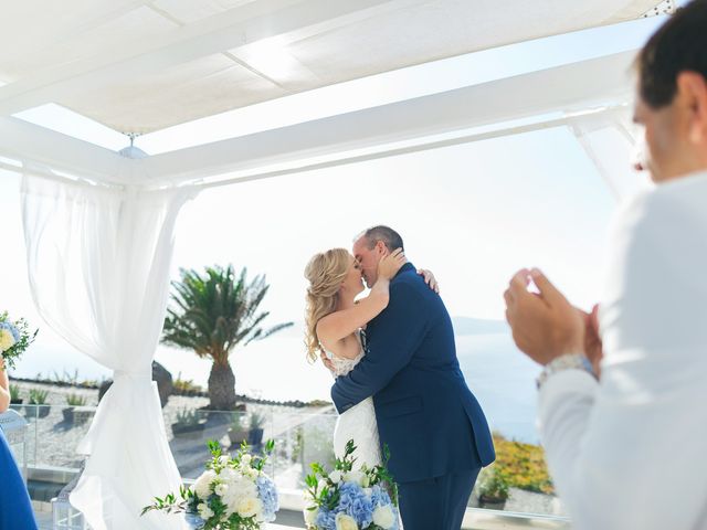 Rayan and Margot&apos;s Wedding in Santorini, Greece 70