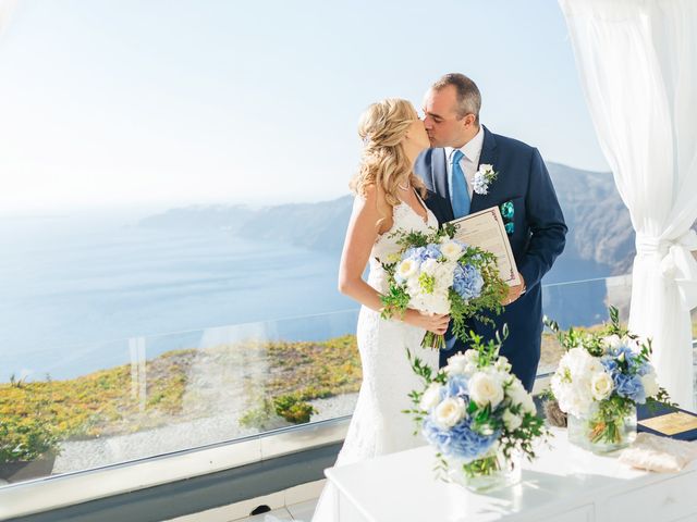 Rayan and Margot&apos;s Wedding in Santorini, Greece 74