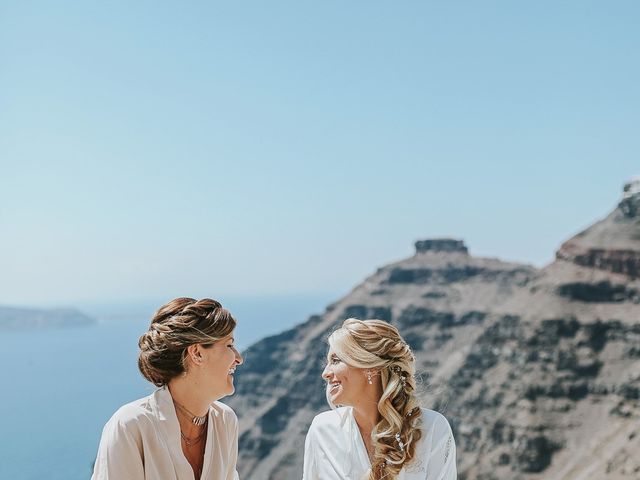 Ross and Neenah&apos;s Wedding in Santorini, Greece 12