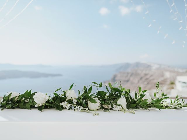 Ross and Neenah&apos;s Wedding in Santorini, Greece 30