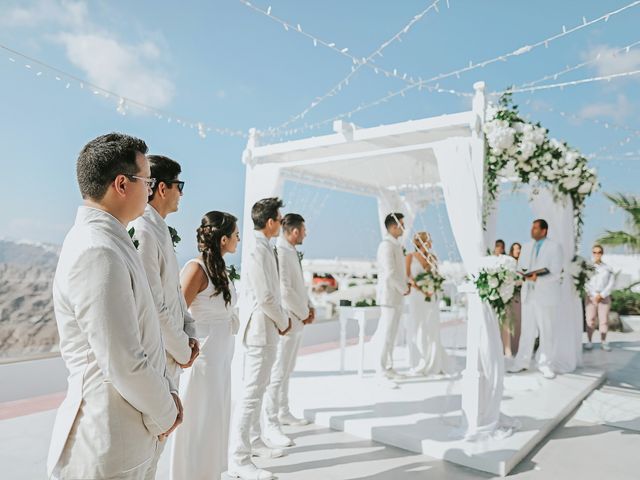 Ross and Neenah&apos;s Wedding in Santorini, Greece 44