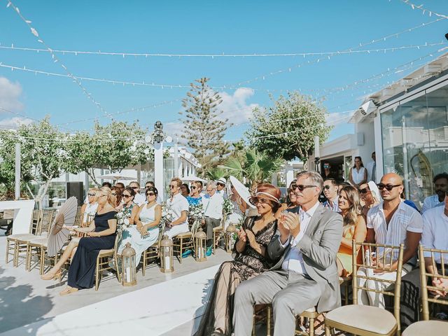 Ross and Neenah&apos;s Wedding in Santorini, Greece 55
