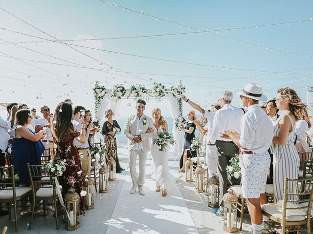 Ross and Neenah&apos;s Wedding in Santorini, Greece 71