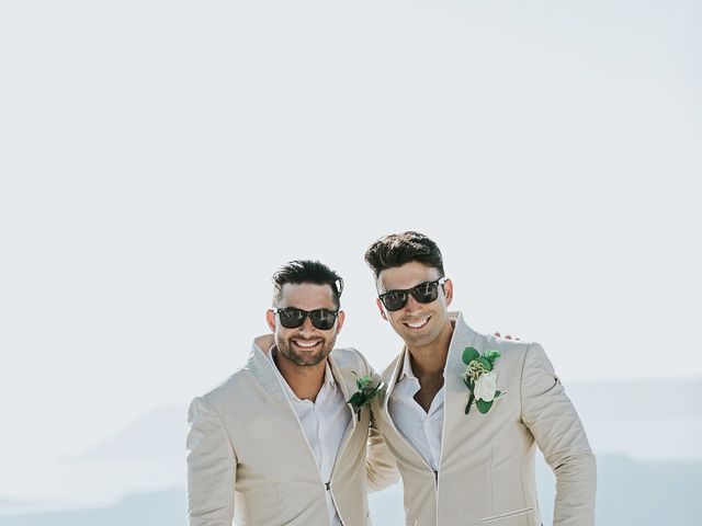 Ross and Neenah&apos;s Wedding in Santorini, Greece 75