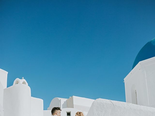 Ross and Neenah&apos;s Wedding in Santorini, Greece 77