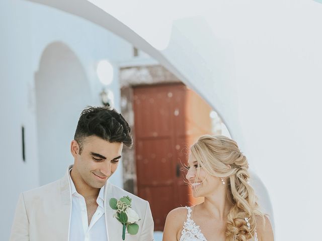Ross and Neenah&apos;s Wedding in Santorini, Greece 80