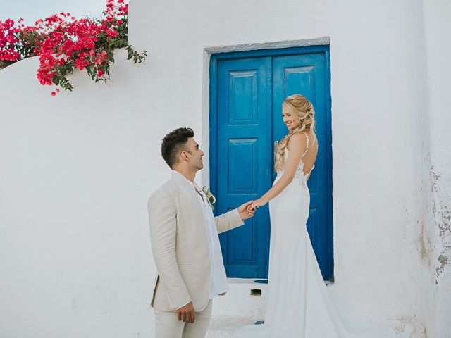 Ross and Neenah&apos;s Wedding in Santorini, Greece 83
