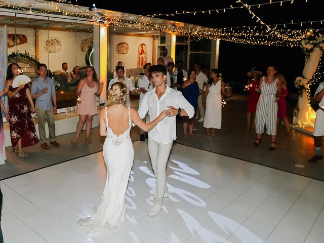 Ross and Neenah&apos;s Wedding in Santorini, Greece 120