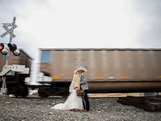 Anna Busta and Clay Schaeffer&apos;s Wedding in Medora, North Dakota 23
