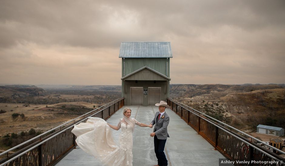 Anna Busta and Clay Schaeffer's Wedding in Medora, North Dakota