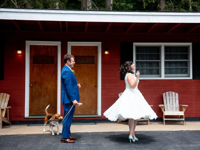 Max and Shannon&apos;s Wedding in Speculator, New York 1