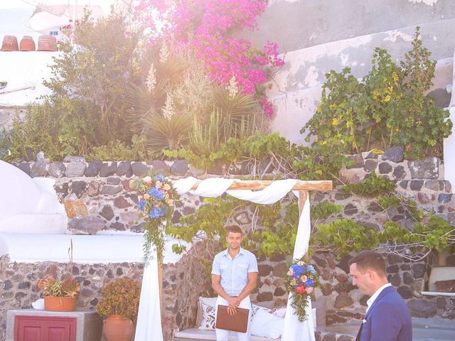 Will and Alexandra&apos;s Wedding in Santorini, Greece 69