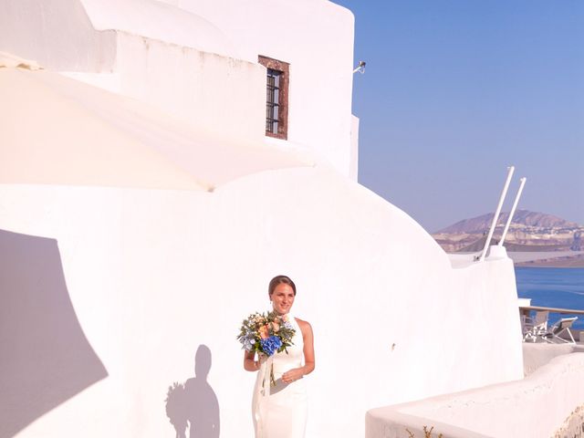 Will and Alexandra&apos;s Wedding in Santorini, Greece 73