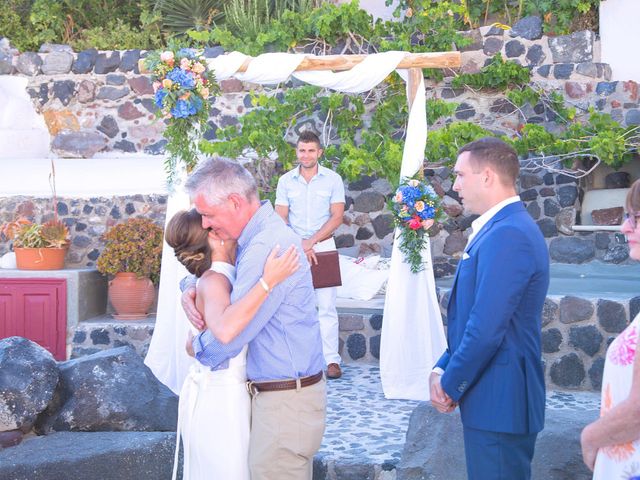 Will and Alexandra&apos;s Wedding in Santorini, Greece 75