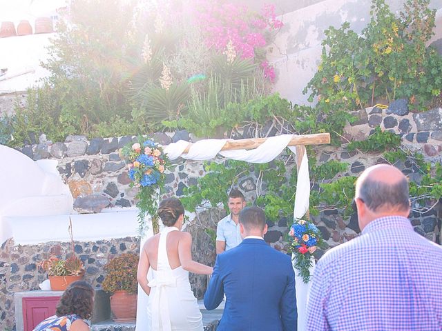 Will and Alexandra&apos;s Wedding in Santorini, Greece 76