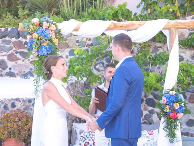 Will and Alexandra&apos;s Wedding in Santorini, Greece 77