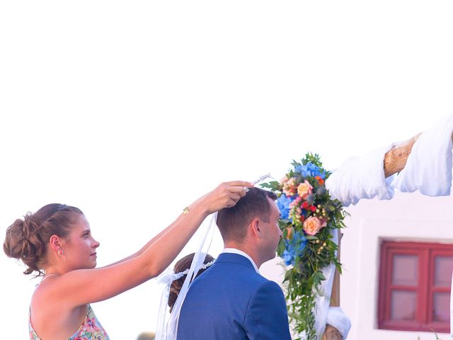 Will and Alexandra&apos;s Wedding in Santorini, Greece 79
