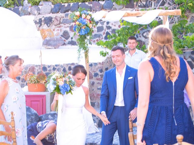 Will and Alexandra&apos;s Wedding in Santorini, Greece 83