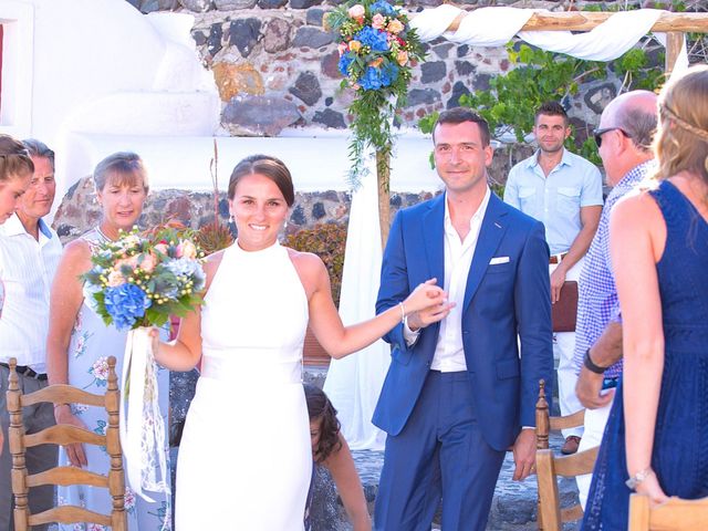 Will and Alexandra&apos;s Wedding in Santorini, Greece 84