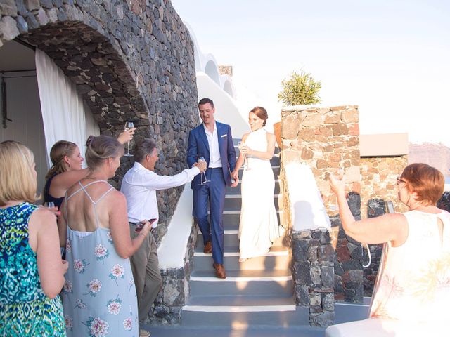 Will and Alexandra&apos;s Wedding in Santorini, Greece 99