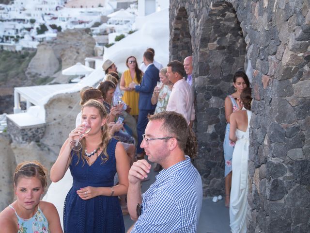 Will and Alexandra&apos;s Wedding in Santorini, Greece 111